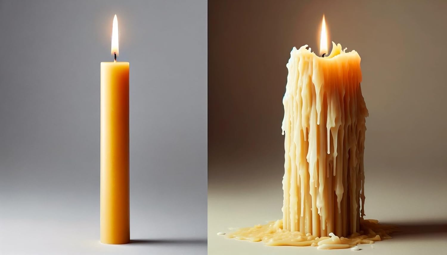 BB: Beeswax Candles Decorative and Elegant Natural Honey and Beeswax Candles Long Ritual Organic and Aromatic Honey Candles for Home