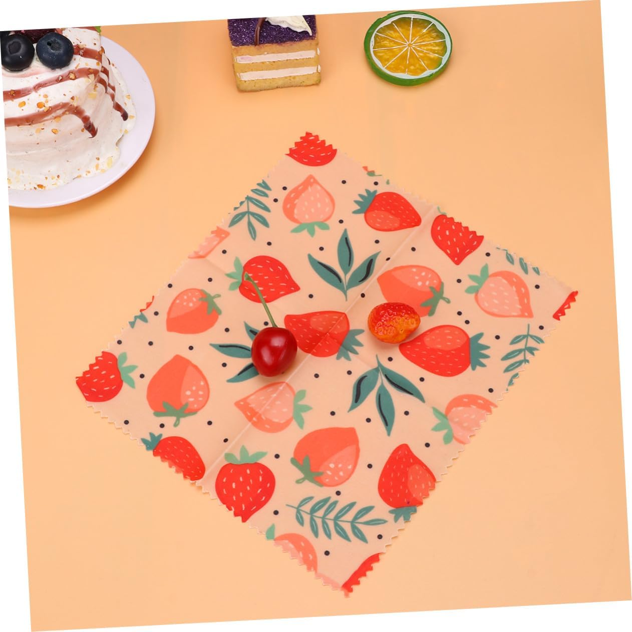3pcs Organic Bee Wax Reusable Food Preservation Fabrics Organic Cotton for Kitchen Home Restaurant