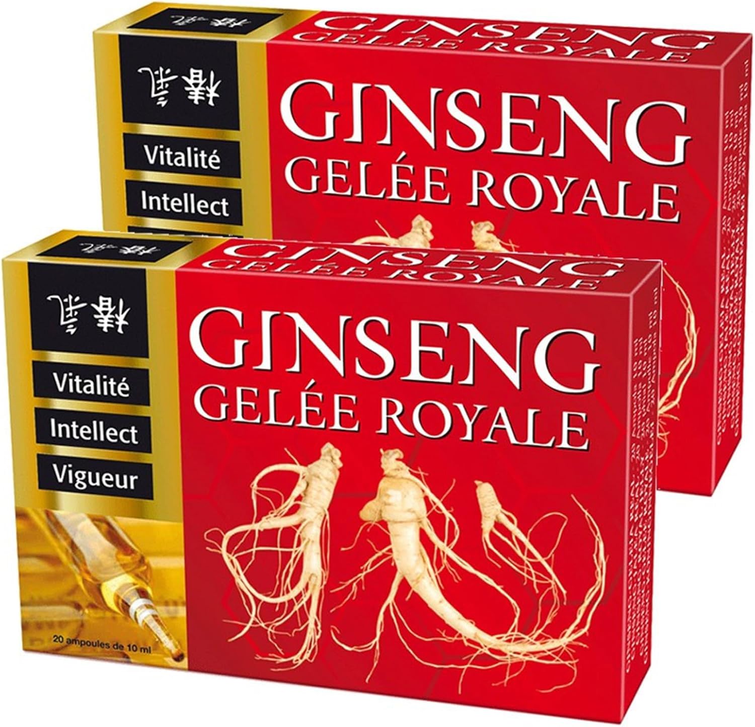 NUTRI EXPERT - Royal Jelly Ginseng - Promotes physical and intellectual tone - Supports resistance and vigour - Fights fatigue - Natural active ingredients - Vegan - Pack of 2 products