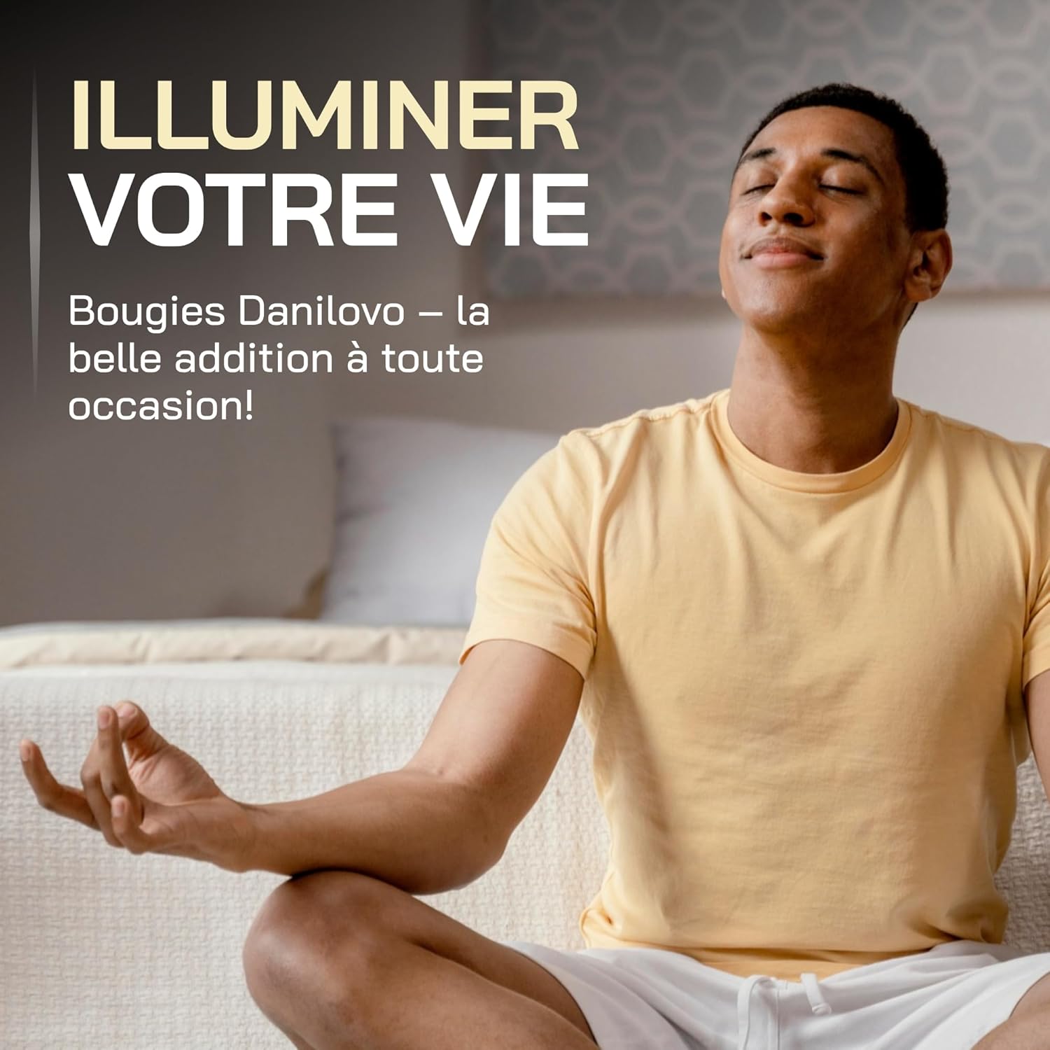 Danilovo Pure Beeswax Candles, Orthodox Natural Candles for Church Prayer, Rituals, Meditation, Birthday Cake Decoration, Pack of 50 (White)